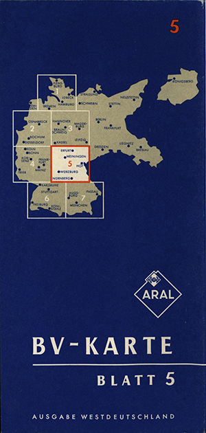 ARAL-KARTE - Blatt 5 - 1:400.000 - Landkartenarchiv.de