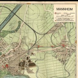 Stadtplan Von Mannheim 1 12 000 April 1909 Landkartenarchiv De