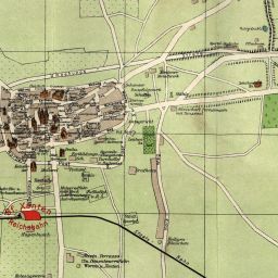 Stadtplan von Xanten mit Umgebung 1:10.000 (1927) - Landkartenarchiv.de