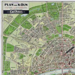 Plan Von Koln 1938 Landkartenarchiv De