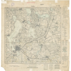 Meßtischblatt Nr.3055 Soldin - 1:25.000 (1934)