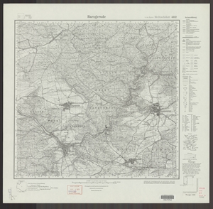 Topographische Karte 1:25.000 (4332) Harzgerode [1935, Meßtischblatt]